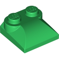 Lego doprava ostatní zadní kapota 2x2x2/3, zelená (4544417, 4218697)